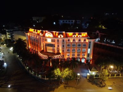 chiếu sáng kiến trúc tòa nhà HĐND Tuyên Quang