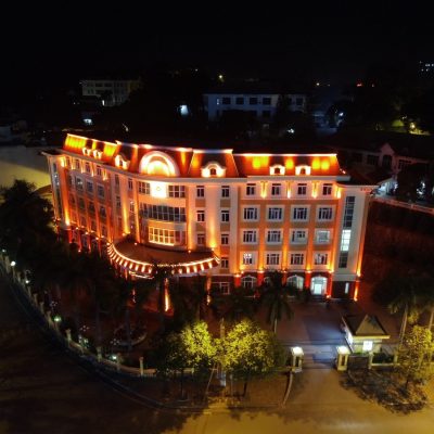 chiếu sáng kiến trúc tòa nhà HĐND Tuyên Quang