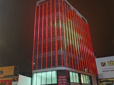 thi công LED tòa nhà đẹp mắt tại TP. Hồ Chí Minh