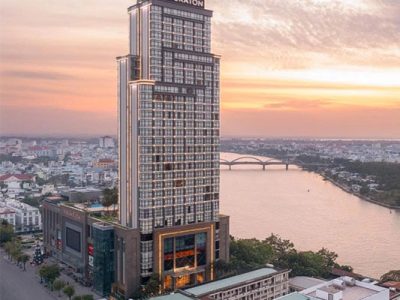 Chiếu sáng mặt dựng khách sạn