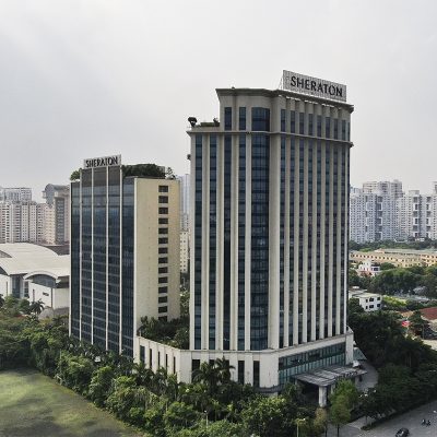 Thi công biển hiệu khách sạn Sheraton