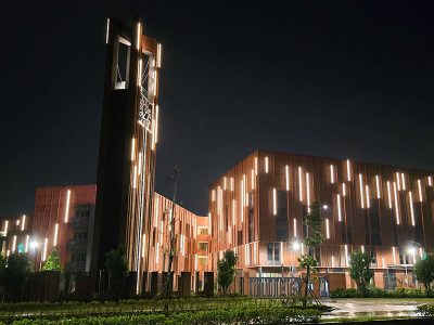 Thi công đèn led trang trí tòa nhà