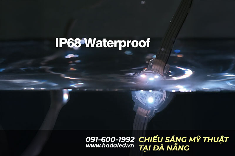 Den Led chong an mon boi nuoc bien Da Nang