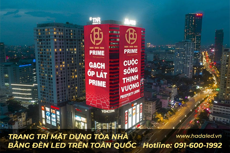 Den Led trang tri toa nha tren toan quoc