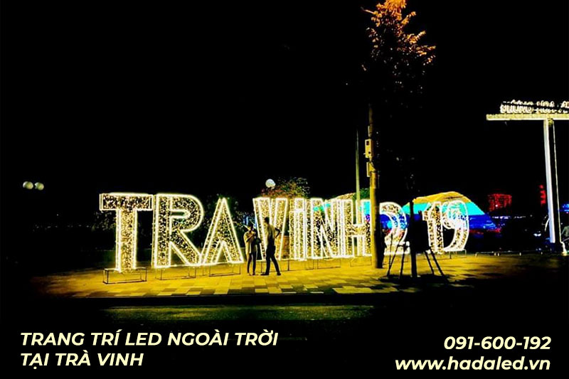 Đèn Led trang trí ngoài trời tại Trà Vinh