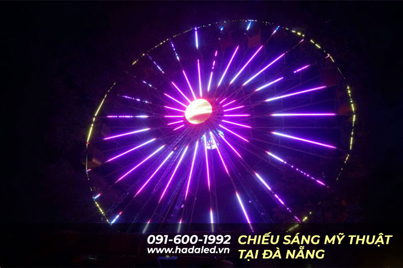 Led pixel trang tri vong quay