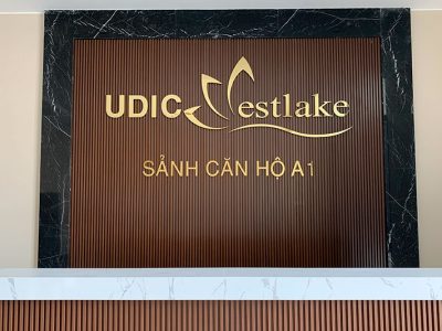 Biển chỉ dẫn chung cư UDIC Westlake