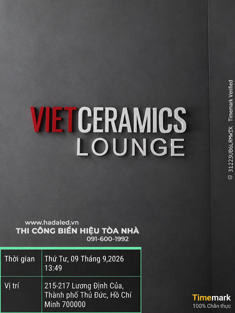 Bien hieu Viet Ceramics Lounge