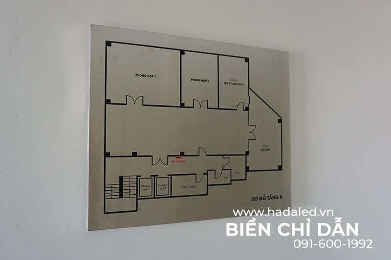 Biển Chỉ Dẫn Văn Phòng Delta Bằng Inox 304 14 So do mat bang van phong Delta